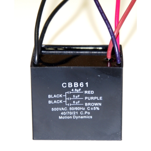 CBB61 4.5uf + 5uf + 6uf Capacitor Combination (5 Wire)