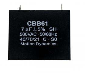 7µF, 500V AC Start/Run Capacitor (CBB61) terminal