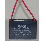 4ÂµF, 500V AC Start/Run Capacitor (CBB61)